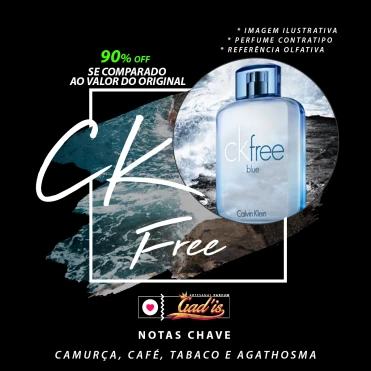 Perfume Similar Gadis 35 Inspirado em CK Free For Men Contratipo